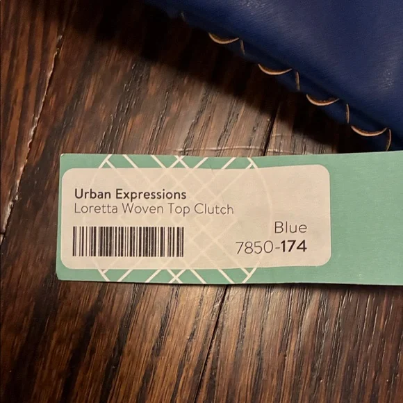 ♦️Urban Expressions Royal Blue Purse with Tassel - Picture 7 of 7